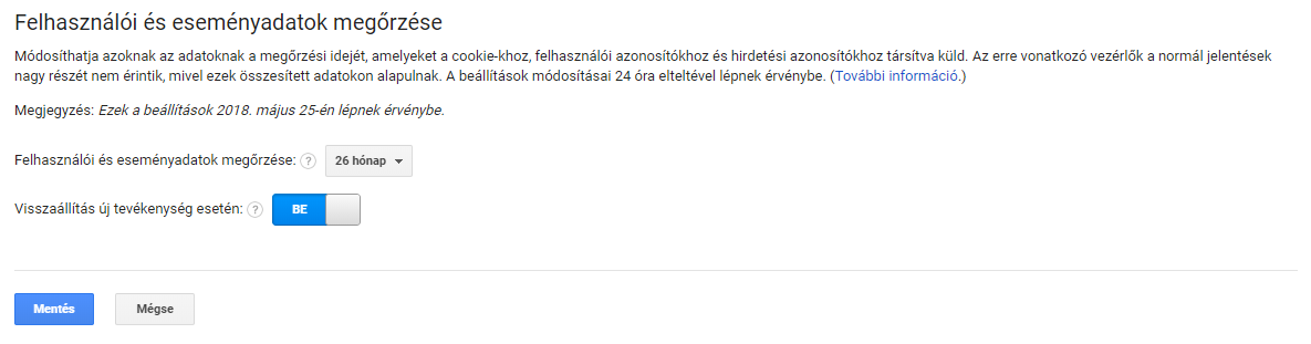 A Google Analytics új beállítási lehetőségei GDPR megfelelésre