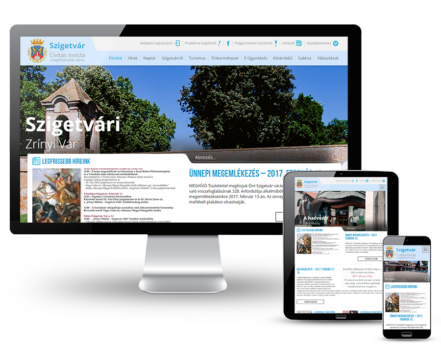 Szigetvar.hu önkormányzati weboldal készítése