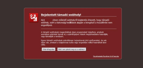 Feltört weblap vírusmentesítése, "bejelentett támadó webhely" javítása