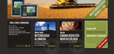 agrarshop.hu webáruház készítés
