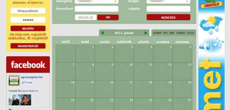 agrarnaptar.hu Mezőgazdasági események országos naptára