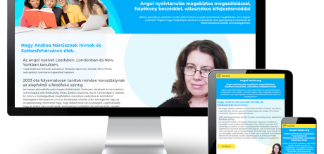 Angol-tanar.org - Angol tanár Székesfehérváron és online is - reszponzív honlapkészítés