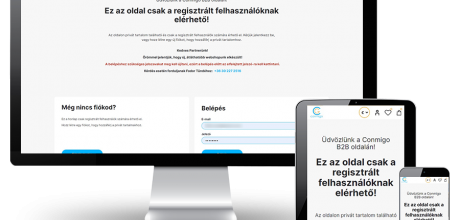 Conmigo.hu - B2B webáruház készítés