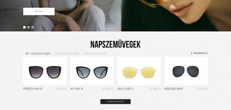 Delavaio.com férfi és női napszemüvegeket forgalmazó webshop készítés