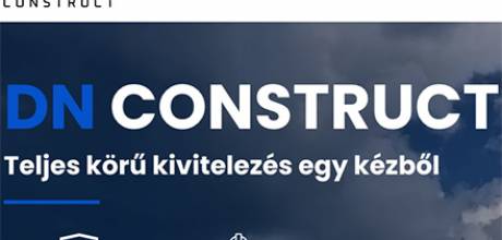 Dnconstruct.hu bemutatkozó honlap elkészítése