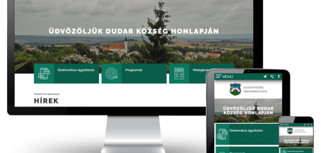 Dudar.hu - Dudar Község - reszponzív honlap készítés