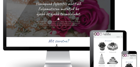 Egykisnasi.hu minőségi tortákat árusító reszponzív webshop készítés