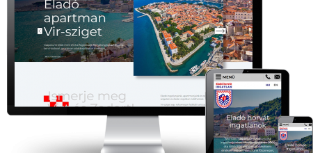 Eladohorvatingatlan.hu - eladó horvát nyaralók, ingatlanok, apartmanok - reszponzív honlapkészítés