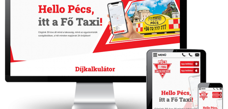 Euro900taxi.hu - FŐTAXI Pécs, taxi rendelés - reszponzív honlapkészítés