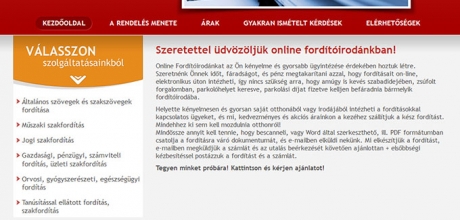 forditoirodaonline.hu honlap készítés