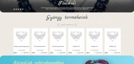 Gyongyszoft.hu - cseh üveggyöngyök reszponzív webáruháza