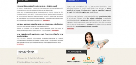 Handor.hu céges bemutatkozó honlap készítés