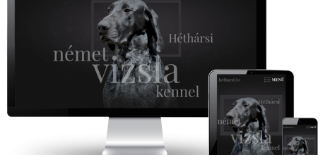 Hetharsi.hu - Héthársi Német Vizsla Kennel - reszponzív honlapkészítés