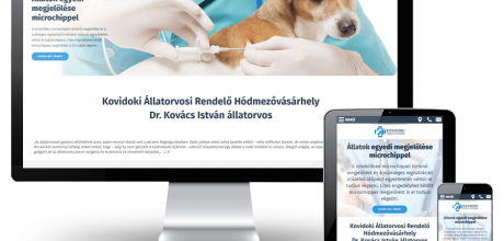 Kovidoki.hu - hódmezővásárhelyi állatorvosi rendelő reszponzív honlapkészítés