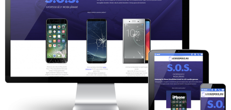 Lcdszerviz.hu - Samsung és iPhone szerviz reszponzív weboldalának készítése