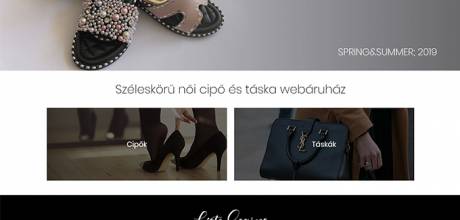 Lietoscarpe.hu - cipő, táska reszponzív webáruház készítés