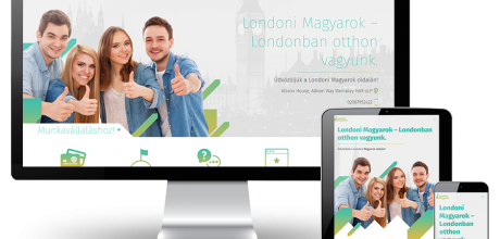 Londonimagyarok.hu - Londonban élő magyarokat segítő mobilbarát weboldalkészítés