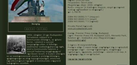 Magyar forradalom 1956 könyv weboldala