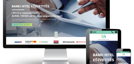 Magyarbankihitel.hu - Banki hitel közvetítés, Magyar Piroska - reszponzív honlapkészítés