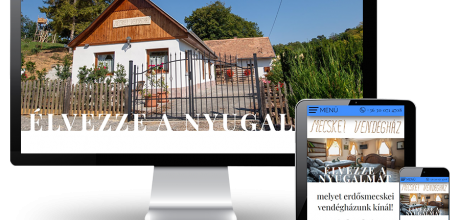 Mecskeivendeghaz.hu - Erdősmecskei vendégházak, szállás, falusi turizmus - reszponzív weboldal készítés