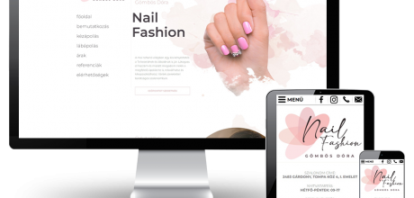 Nailfashion.hu - Manikűr és pedikűr Gárdonyban Nail Fashion - reszponzív honlapkészítés