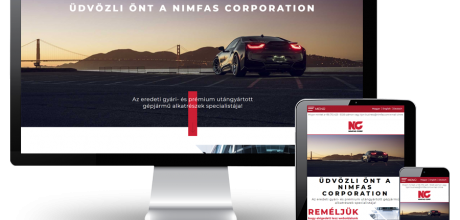 Nimfas.com - Nimfas Corporation hivatalos honlapja - Reszponzív weboldal készítés