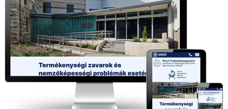 Pecsimeddoseg.hu - Pécsi Tudományegyetem Szülészeti és Nőgyógyászati Klinika - reszponzív weboldal készítés