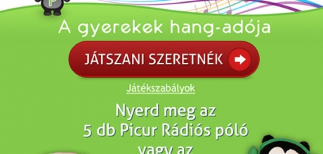 Picur Rádió Facebook nyereményjáték programozása és kapuoldal design