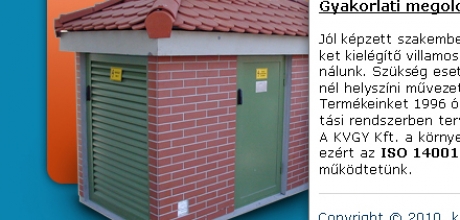 kvgy.hu weboldal készítés