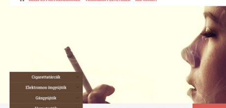 Öngyújtónagyker.hu mobilbarát webáruház elkészítése