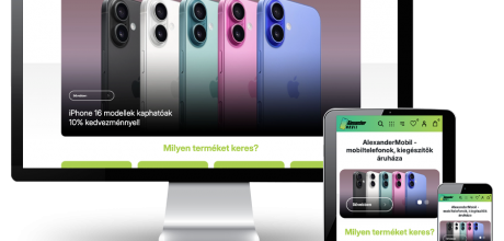 Alexandermobil.hu - Alexander Mobil - Mobiltelefon, tablet, műszaki webáruház - reszponzív webshop készítés