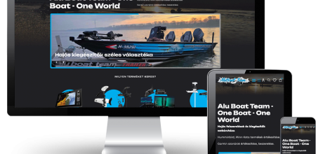 Aluboatteam.hu - Hajós felszerelések és kiegészítők webáruháza - reszponzív webshop készítés