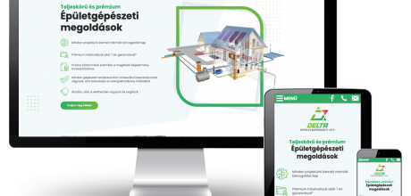 Deltagepesz.hu - Hőszivattyúk, épületgépészet - Delta Gépész - reszponzív weboldal készítés