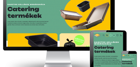 Gasztrokellekaruhaz.hu - Gasztro kellékek, catering termékek - reszponzív webáruház készítés