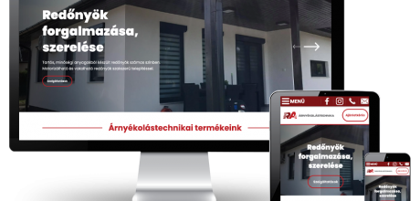 Redonyosattila.hu - Árnyékolástechnika, redőnyök, Redőnyös Attila - reszponzív weboldal készítés