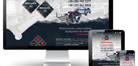 Motorangel.hu responsive weboldalkészítés