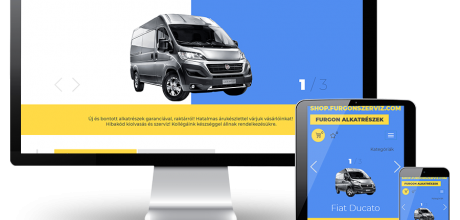 Shop.furgonszerviz.com - Furgon alkatrészek - Reszponzív webáruház készítés