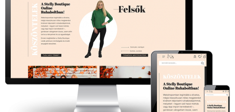 Stellyboutique.hu - Női ruha webshop, online divat bolt - reszponzív webáruház készítés