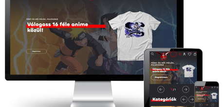 Vinlandforweebs.hu - Anime pólók, ruházati cikkek széles választéka - reszponzív webáruház készítés