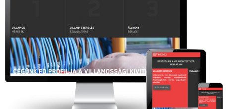 Virarchitect.hu - villanyszerelés, villamos mérések - reszponzív honlap készítés