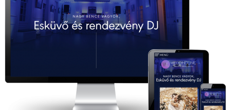 Weddingline.hu - Nagy Bence esküvő és rendezvény DJ - reszponzív honlapkészítés