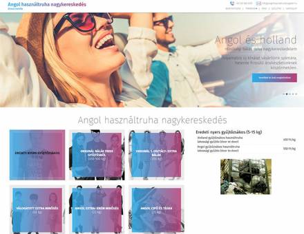 Angolhasznaltruhanagyker.hu - angol bálás használt ruha nagykereskedés reszponzív honlapjának elkészítése