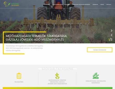 Erflo.hu - Pályázatírás, mezőgazdasági termelők támogatása - reszponzív honlapkészítés
