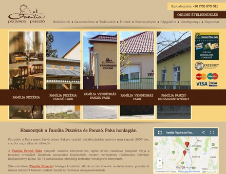 Familiapizzeria.hu reszponzív oldal készítés