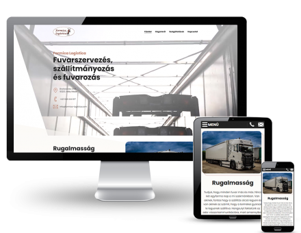 Formica-logistica.com - fuvarszervezés, szállítmányozás és fuvarozás - reszponzív weboldal készítés