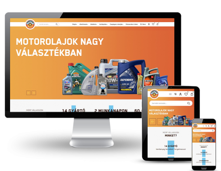 Hofferolaj.hu - Kenőanyag, olaj, mezőgazdasági, személygépjármű alkatrészek - reszponzív webshop készítés