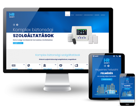 Hrsecurity.eu - Vagyonvédelem, tűzjelző rendszer, riasztók - reszponzív honlapkészítés