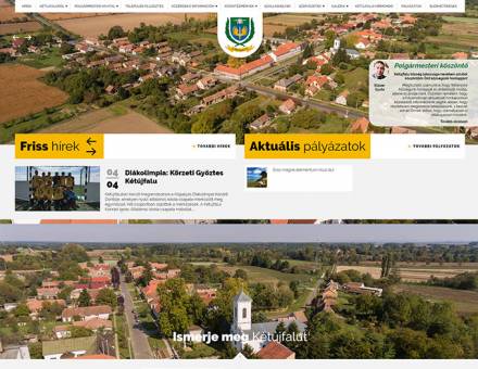 Ketujfalu.hu - Kétújfalu Község honlapja - reszponzív honlapkészítés