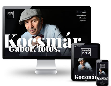 Kocsmarfoto.hu - Kocsmár Gábor fotós, esküvői fotózás - reszponzív honlapkészítés