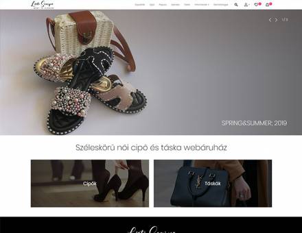 Lietoscarpe.hu - cipő, táska reszponzív webáruház készítés